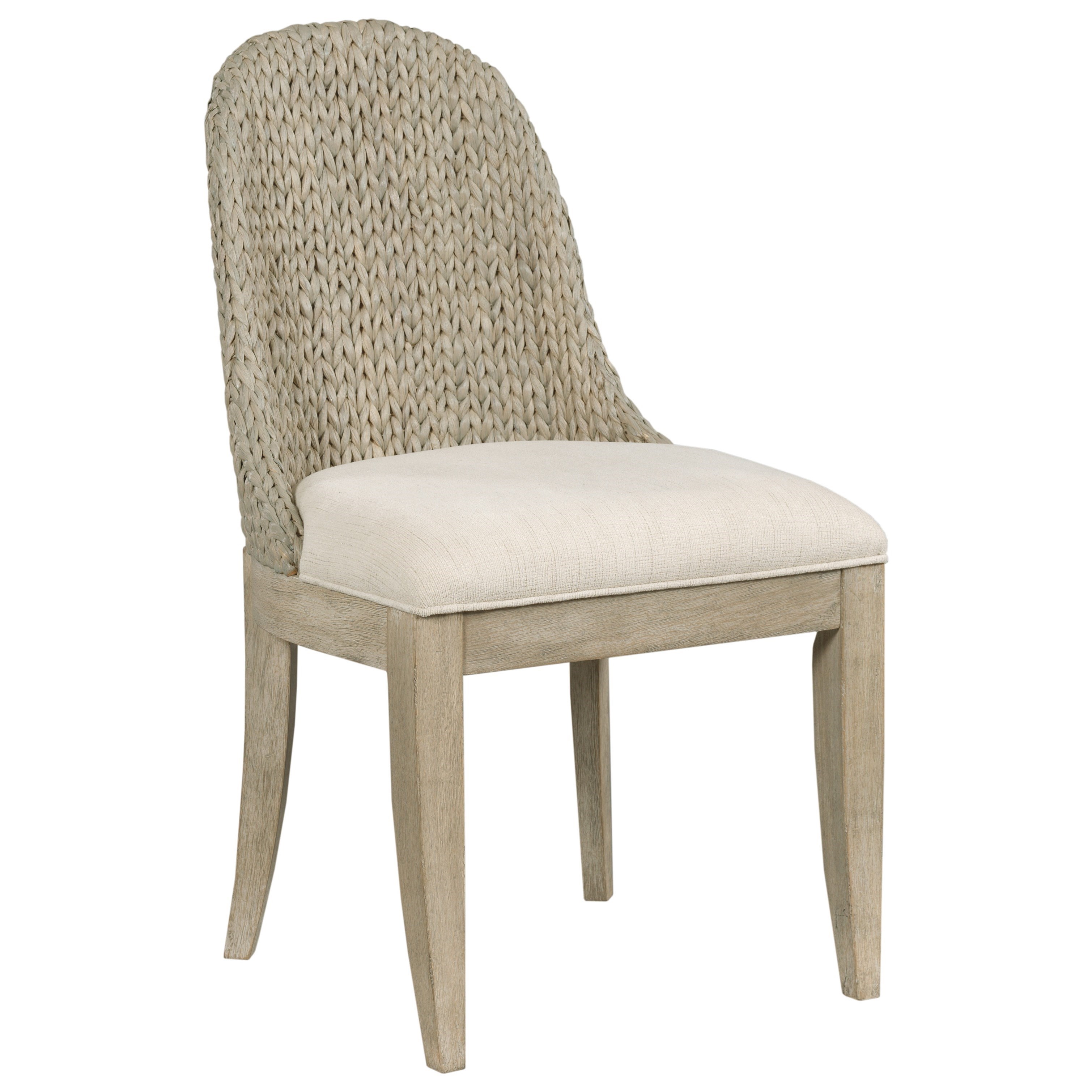 American Drew Vista Relaxed Vintage Boca Woven Dining Chair with